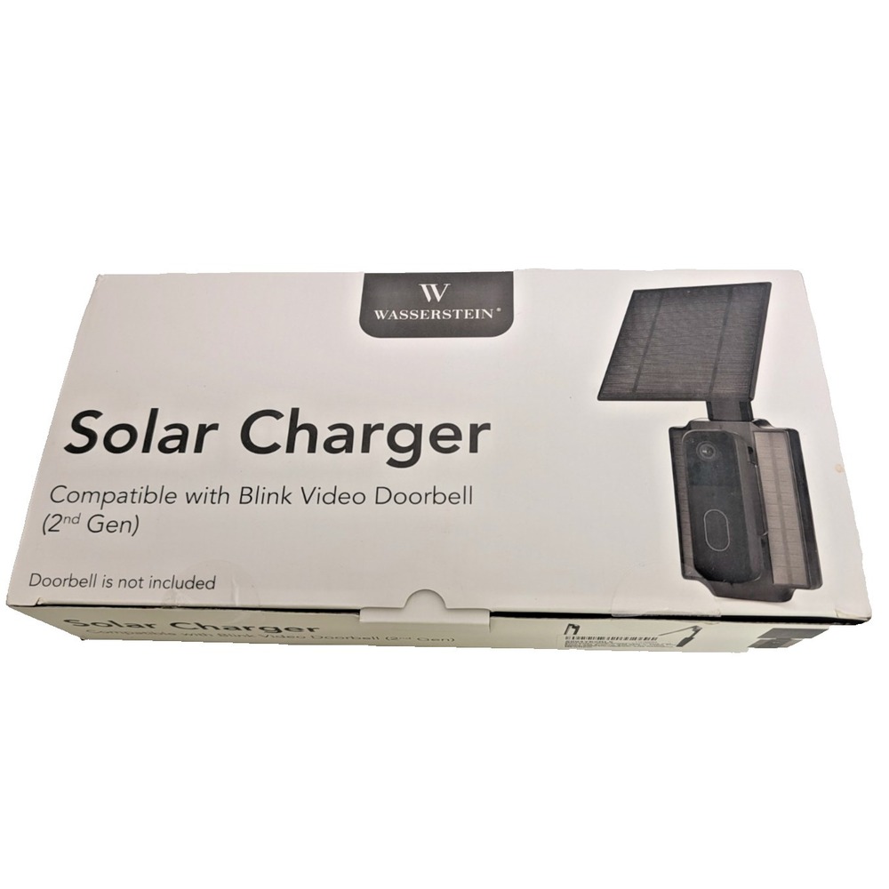 Wasserstein Solar Charger Blink Video Doorbell - 2nd Gen Triple Solar Panels